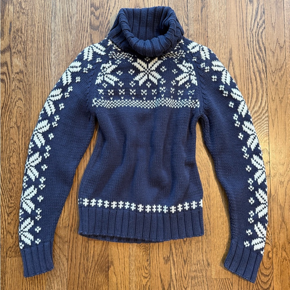 Vintage Polo Jeans Co Ralph Lauren Nordic Turtleneck – Fits XS-S (Tag L)